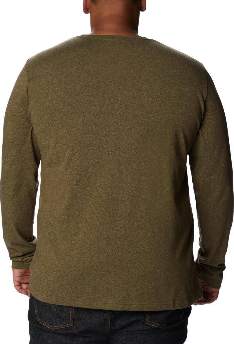 Thistletown Hills LS Crew, Extended - Mens - Cordovan Heather 2