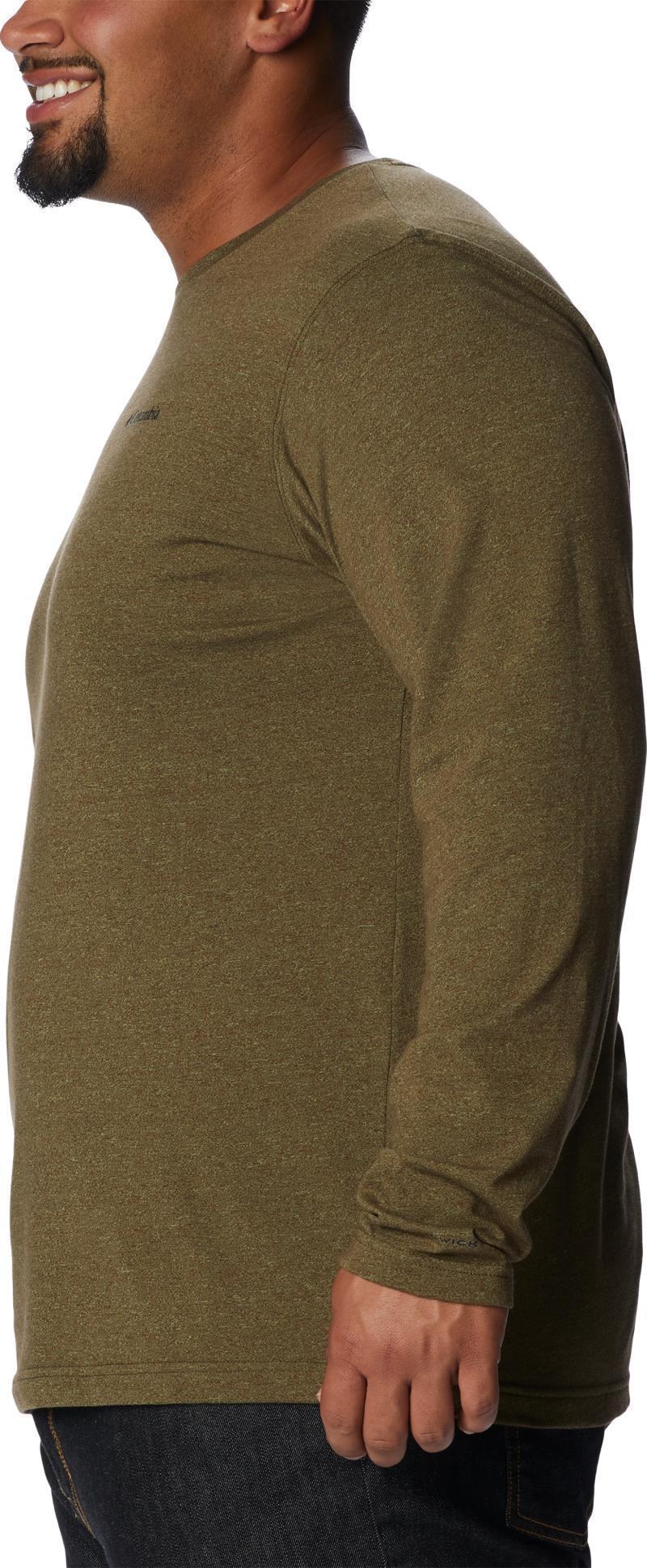 Thistletown Hills LS Crew, Extended - Mens - Cordovan Heather 4