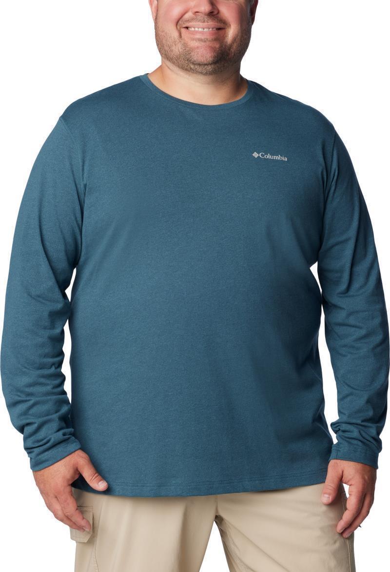Thistletown Hills LS Crew, Extended - Mens - Night Wave Heather 1