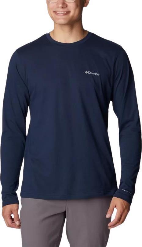 Thistletown Hills LS Crew - Mens - Collegiate Navy Heather 1