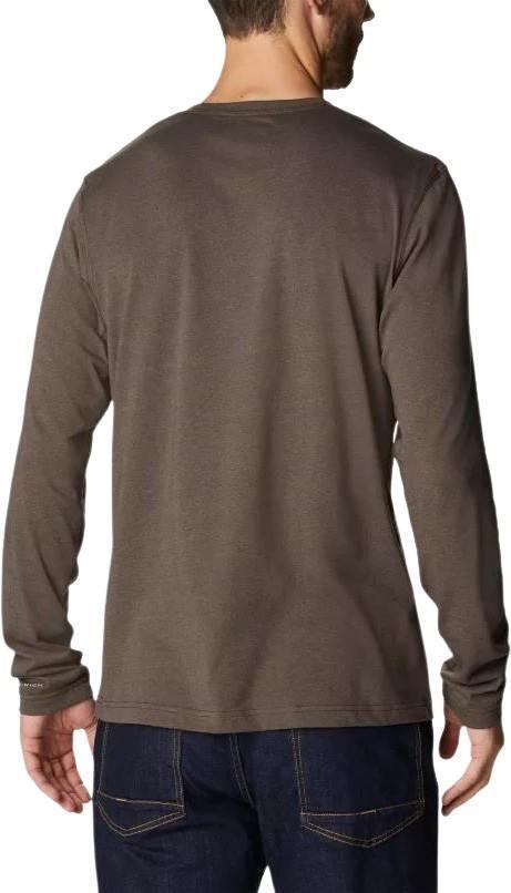 Thistletown Hills LS Crew - Mens - Cordovan Heather 2
