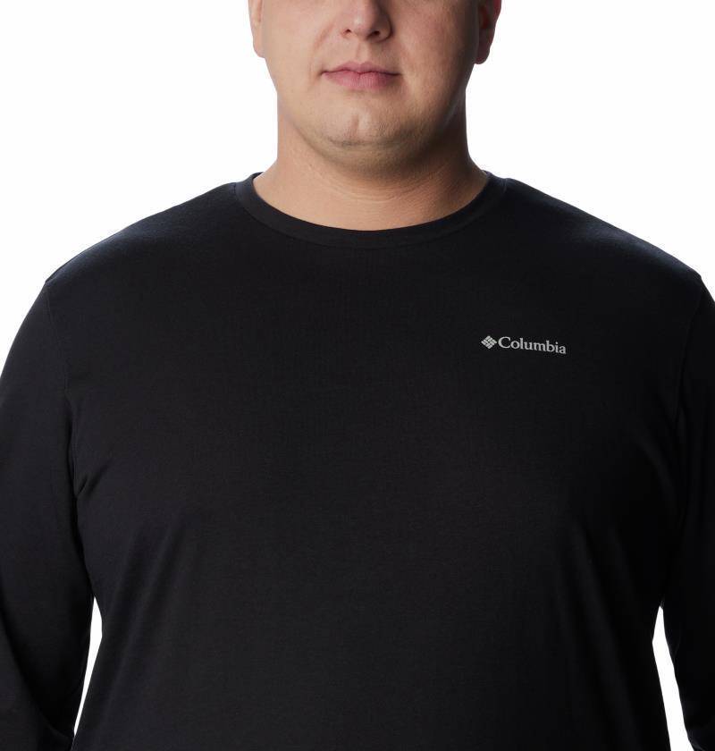 Thistletown Hills LS Logo Tee - Big - Mens - Black 4