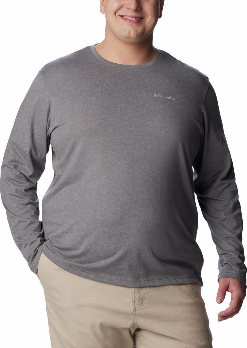 Thistletown Hills LS Logo Tee - Big - Mens - City Grey Heather 1