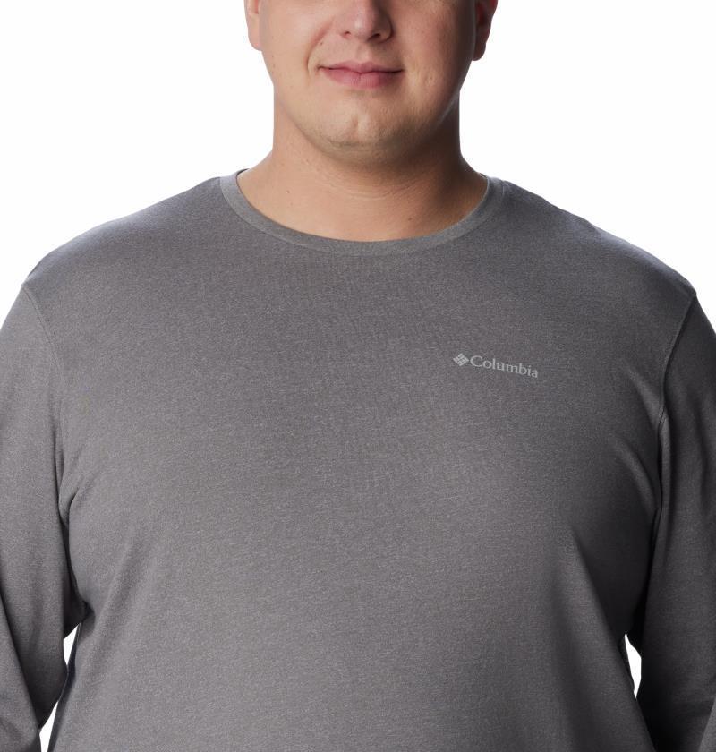 Thistletown Hills LS Logo Tee - Big - Mens - City Grey Heather 4