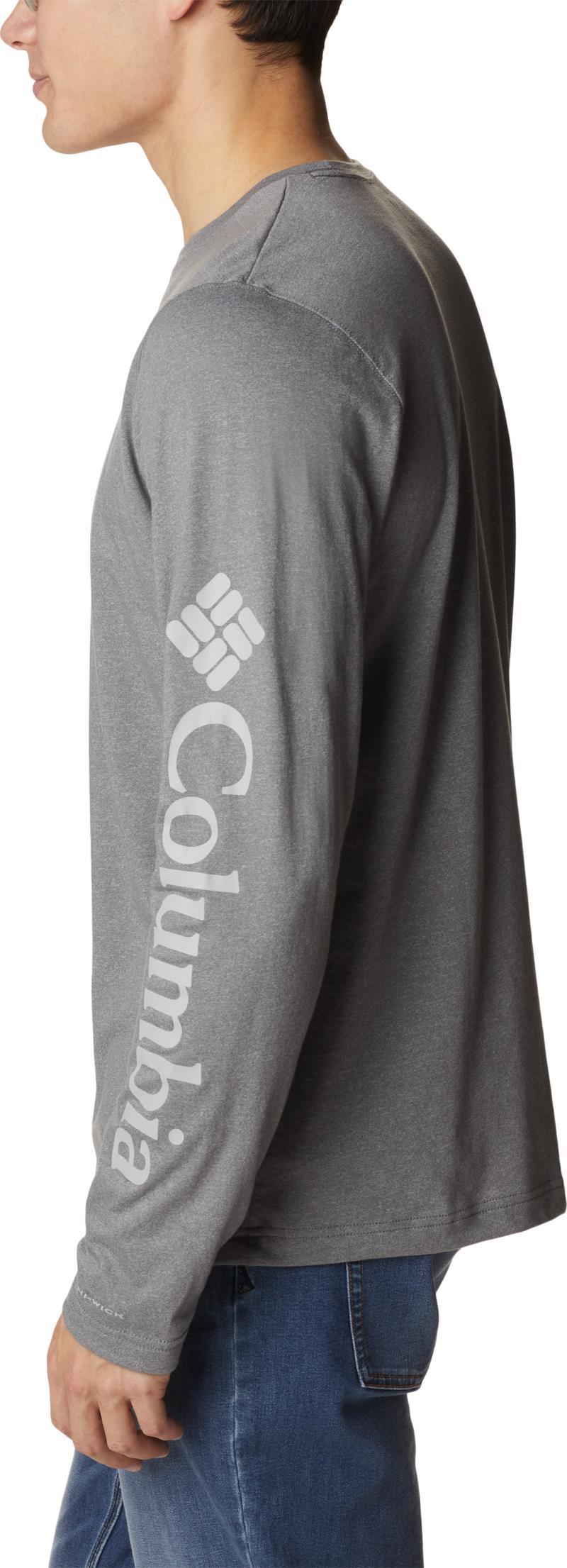 Thistletown Hills LS Logo Tee - Tall - Mens - city grey heather 1