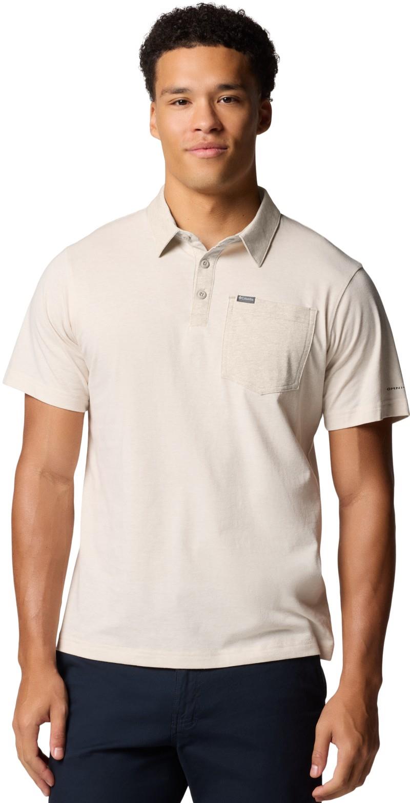 Thistletown Hills Pocket Polo - Mens - dark stone heather / safari 1