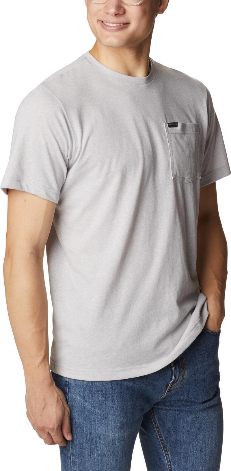 Thistletown Hills Pocket Tee - Mens - Columbia Grey Heather 3
