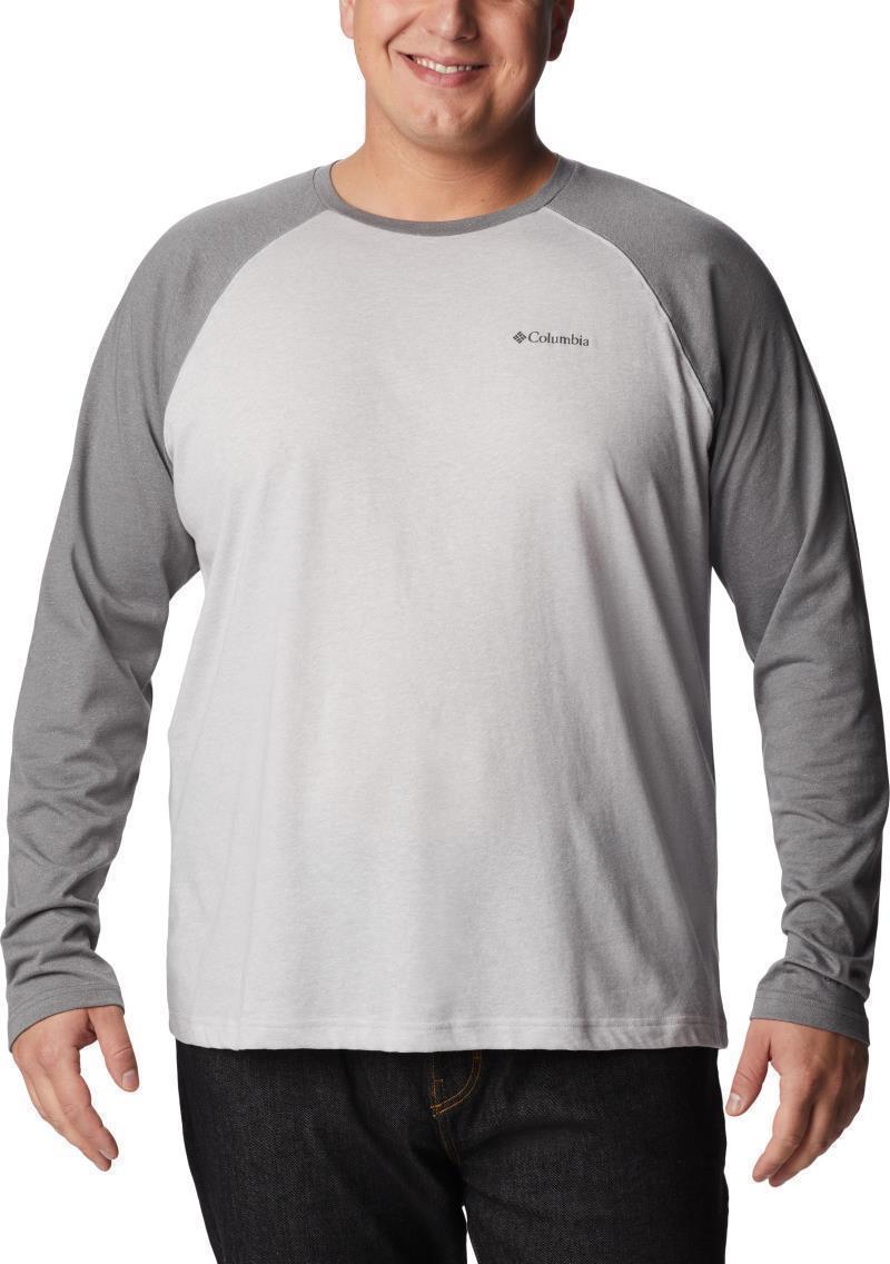 Thistletown Hills Raglan Tee, Extended - Mens - columbia grey heather / city grey heather 1