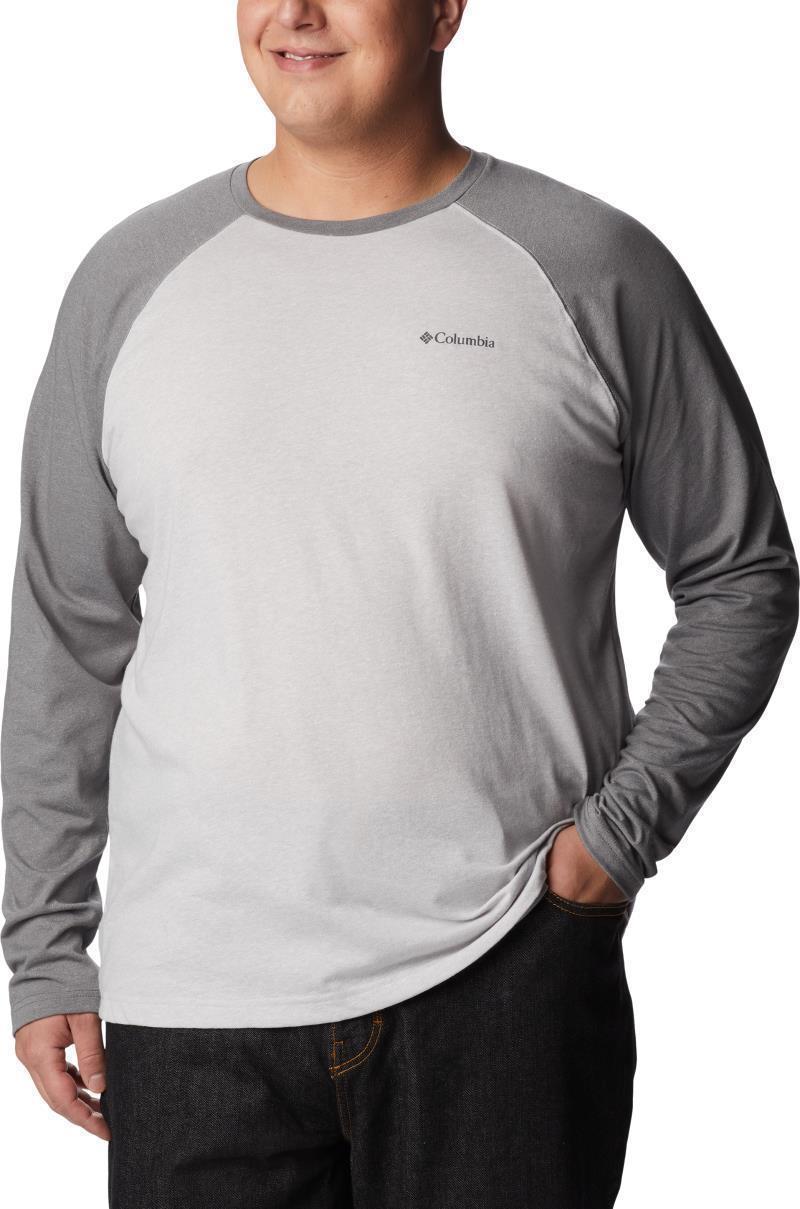 Thistletown Hills Raglan Tee, Extended - Mens - columbia grey heather / city grey heather 1