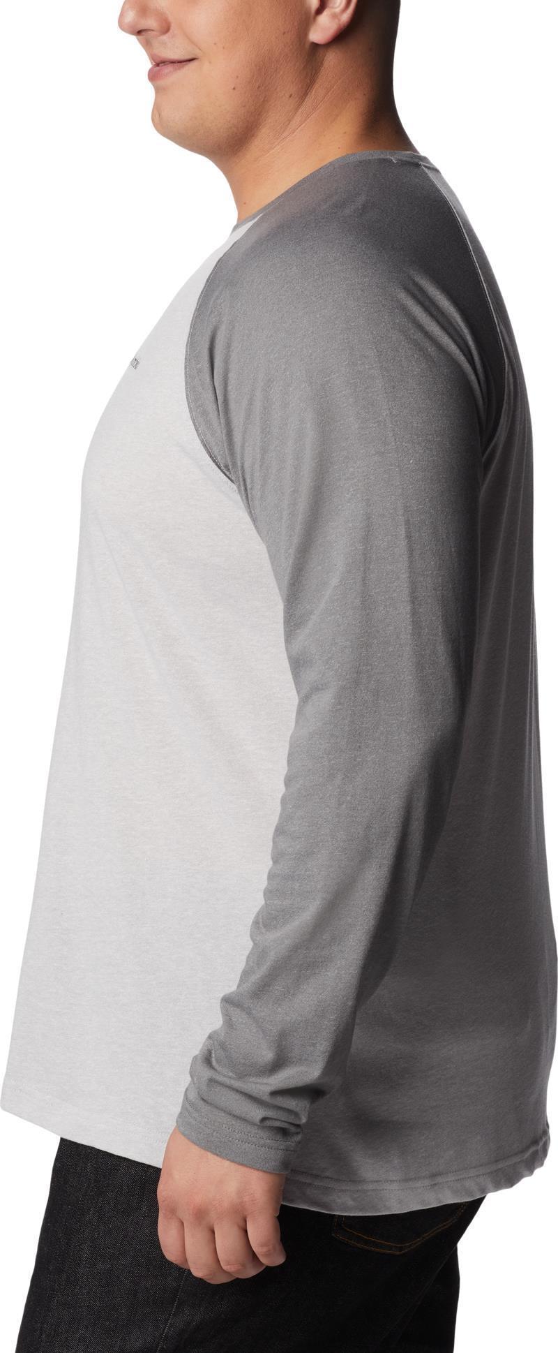 Thistletown Hills Raglan Tee, Extended - Mens - columbia grey heather / city grey heather 1