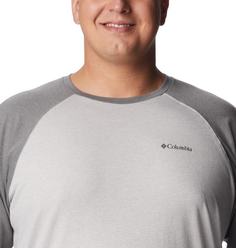 Thistletown Hills Raglan Tee, Extended - Mens - columbia grey heather / city grey heather 1