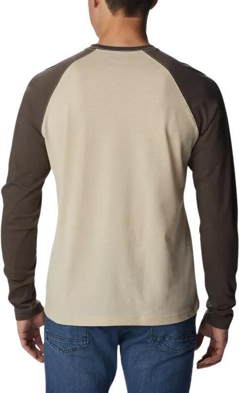 Thistletown Hills Raglan Tee - Mens - ancient fossil heather / cordovan 1