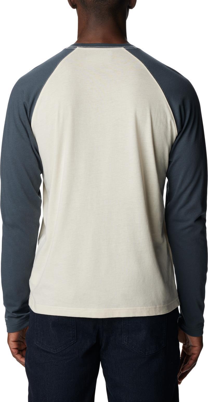Thistletown Hills Raglan Tee - Mens - chalk heather / shark 1
