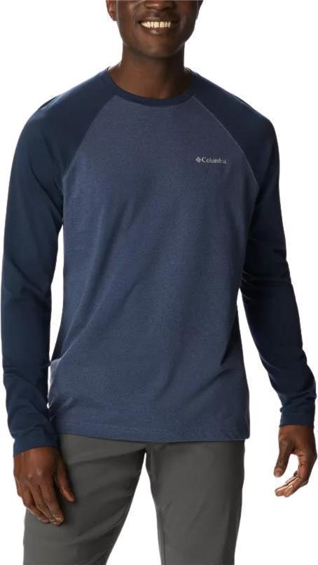 Thistletown Hills Raglan Tee - Mens - dark mountain / coll navy heather 1