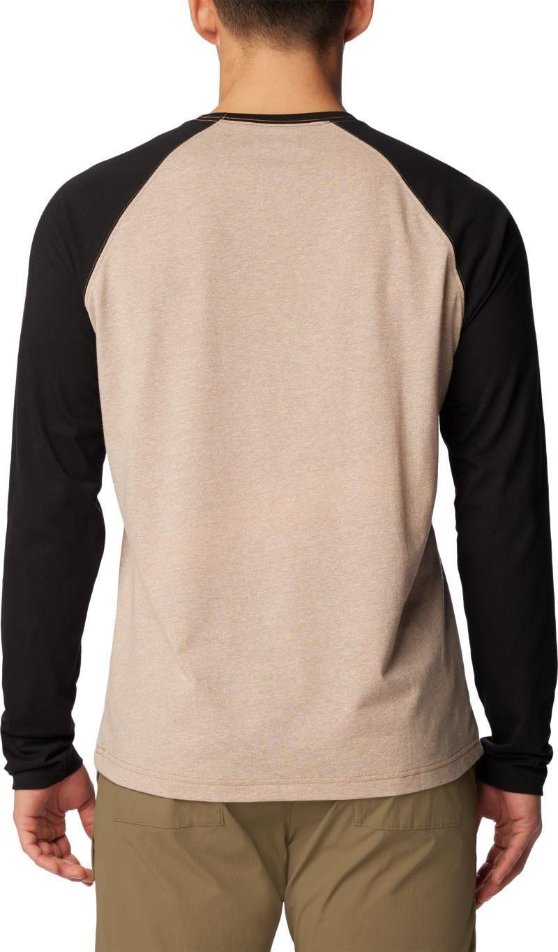 Thistletown Hills Raglan Tee - Mens - delta heather / black 1