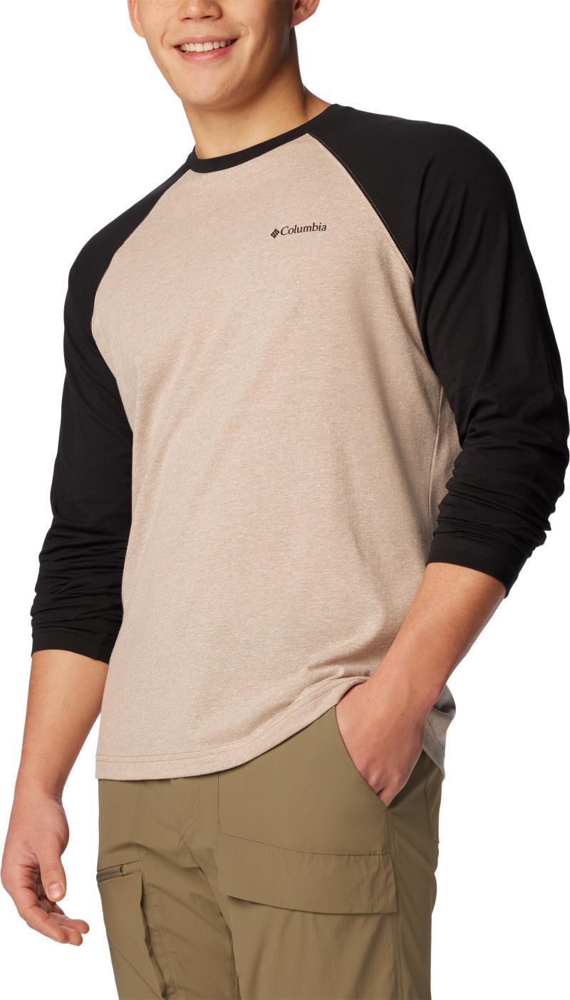 Thistletown Hills Raglan Tee - Mens - delta heather / black 1