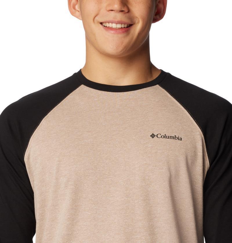 Thistletown Hills Raglan Tee - Mens - delta heather / black 1
