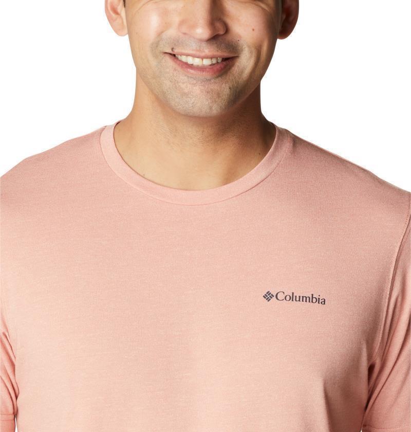 Thistletown Hills SS, Extended - Mens - Dark Coral Heather 1