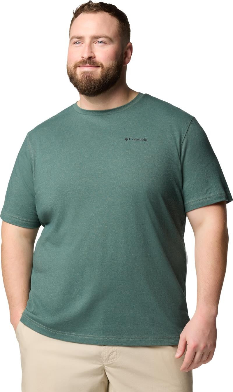 Thistletown Hills SS, Extended - Mens - stone green heather 1