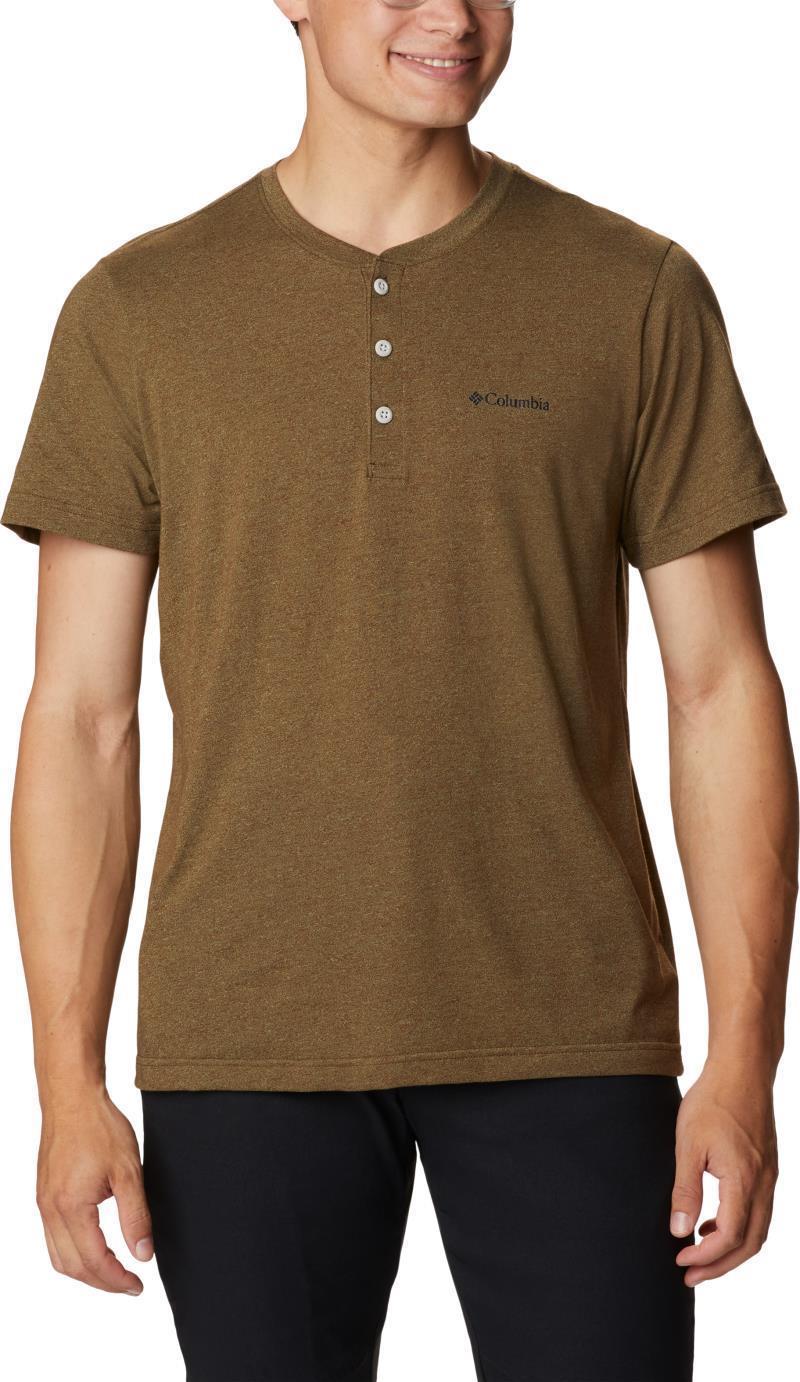 Thistletown Hills SS Henley - Tall - Mens - Olive Green Heather 1