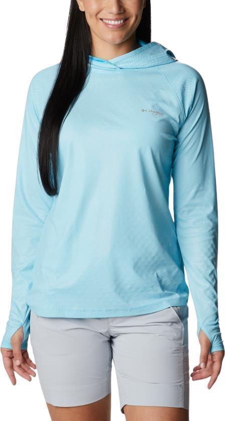 Tidal Deflector Ice LS Hoodie - Womens - Atoll 1