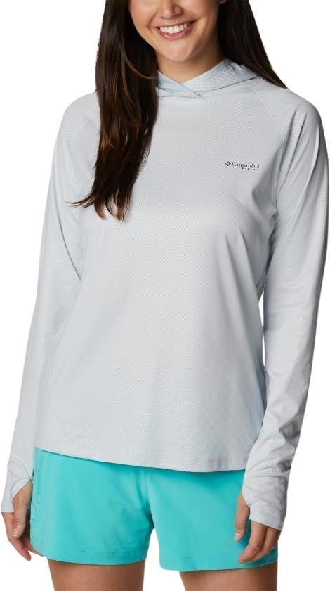 Tidal Deflector Ice LS Hoodie - Womens - Cirrus Grey 1