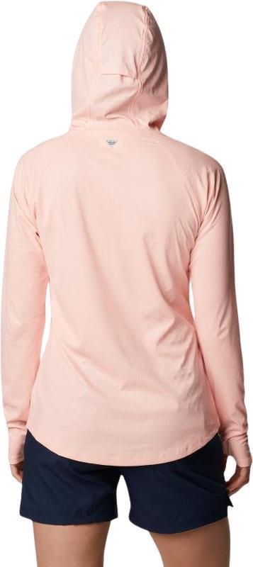 Tidal Deflector Ice LS Hoodie - Womens - Tiki Pink 2