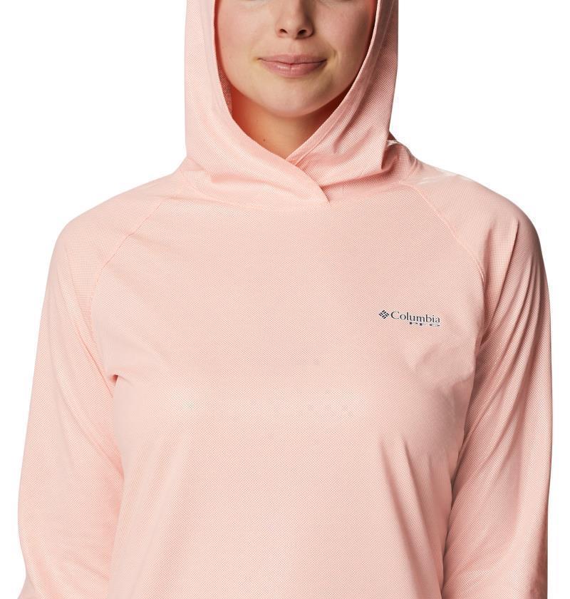 Tidal Deflector Ice LS Hoodie - Womens - Tiki Pink 5