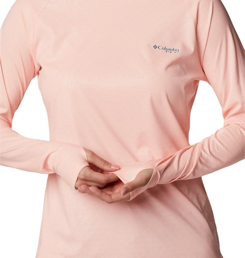 Tidal Deflector Ice LS Hoodie - Womens - Tiki Pink 6
