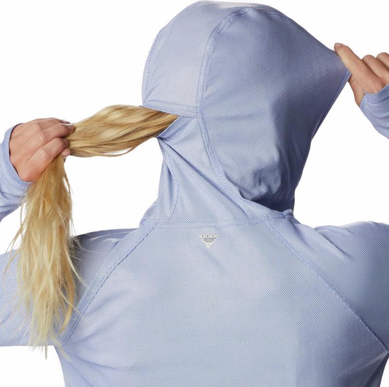 Tidal Deflector Ice LS Hoodie - Womens - Violet Sea 4
