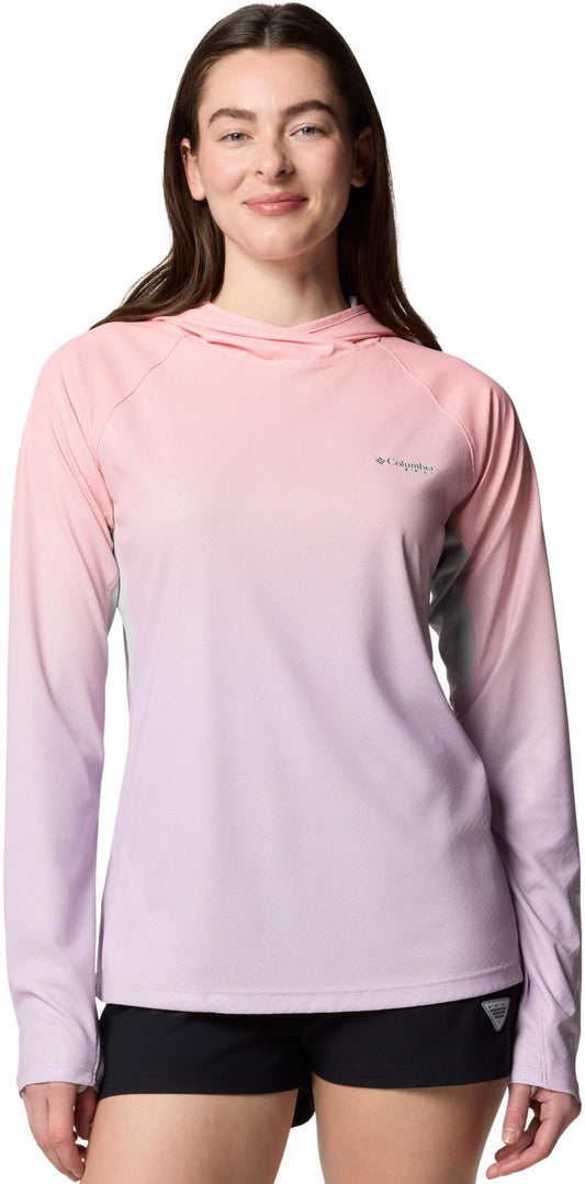 Tidal Deflector Zero Hoodie - Womens - hydrangea gradient 1