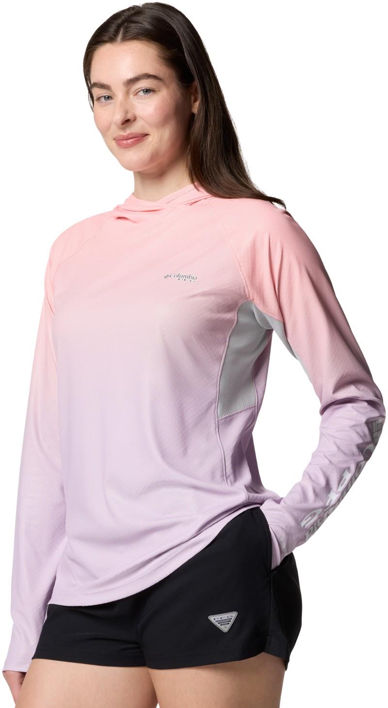 Tidal Deflector Zero Hoodie - Womens - hydrangea gradient 1