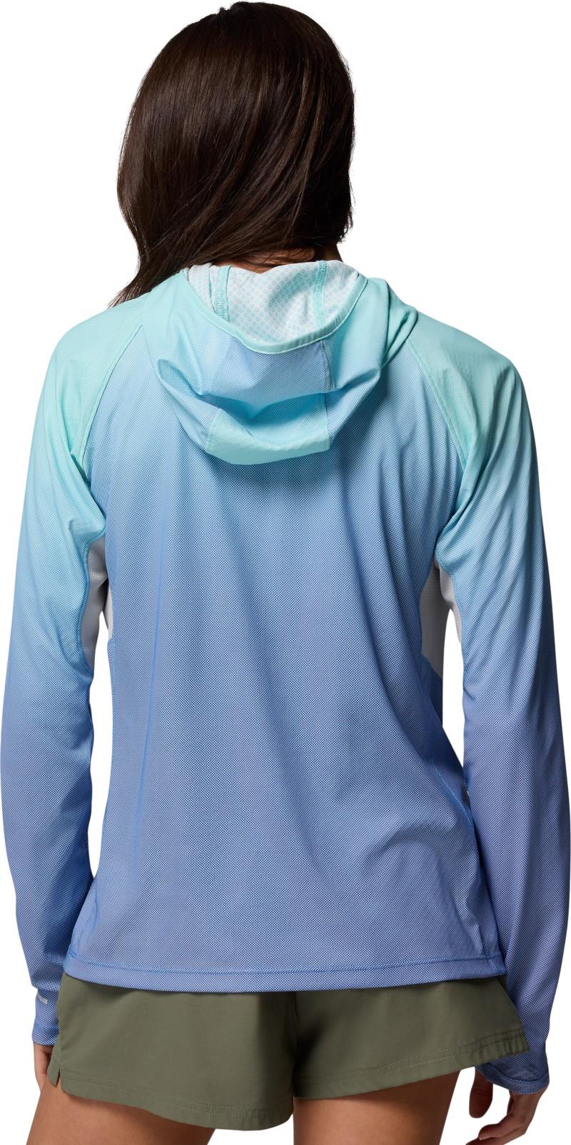Tidal Deflector Zero Hoodie - Womens - vivid blue gradient 1