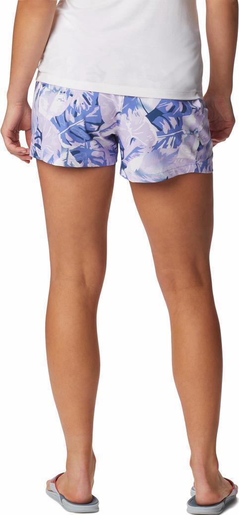 Tidal II Shorts, 5" Inseam - Womens - Violet Sea Philo Palms 2