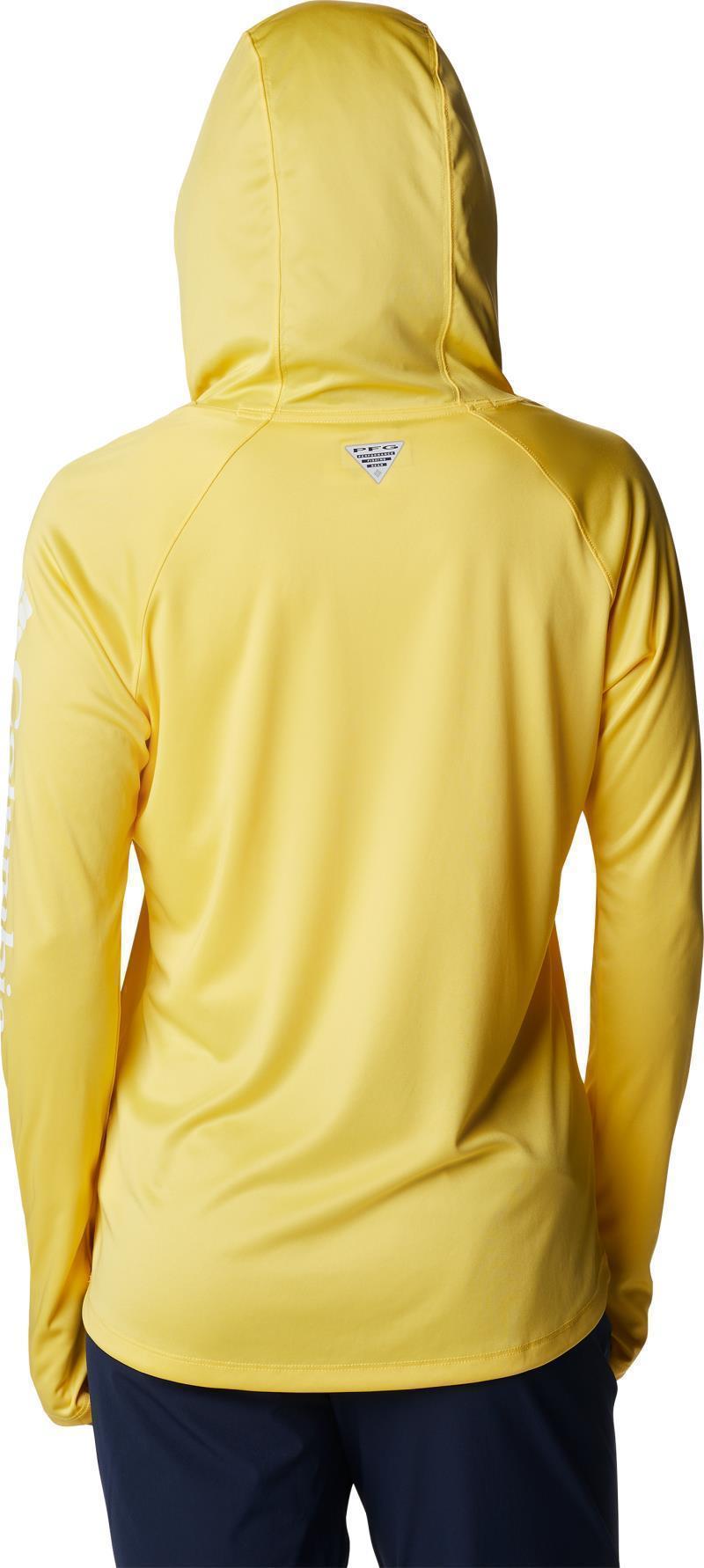 Tidal Tee Hoodie - Womens - Sun Glow / White Logo 2