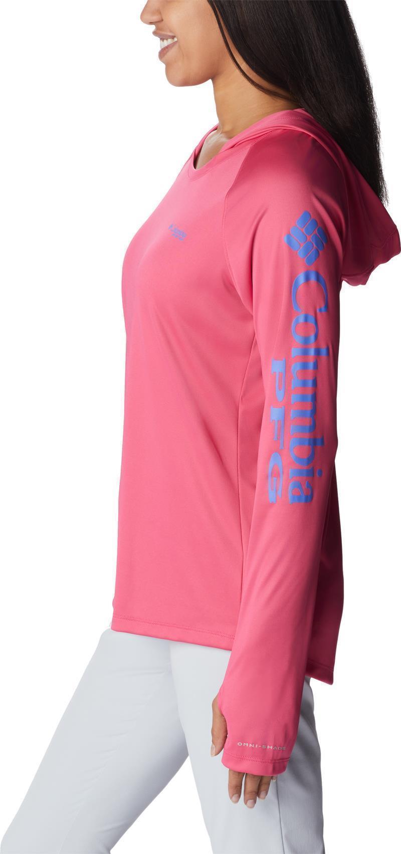 Tidal Tee Hoodie - Womens - Ultra Pink / Violet Sea Logo 2