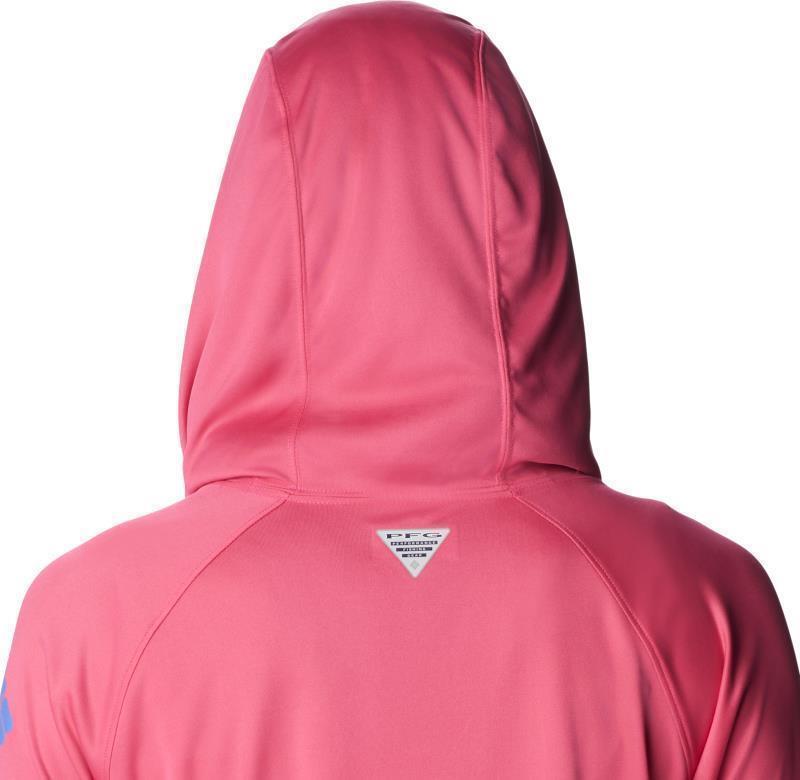 Tidal Tee Hoodie - Womens - Ultra Pink / Violet Sea Logo 5