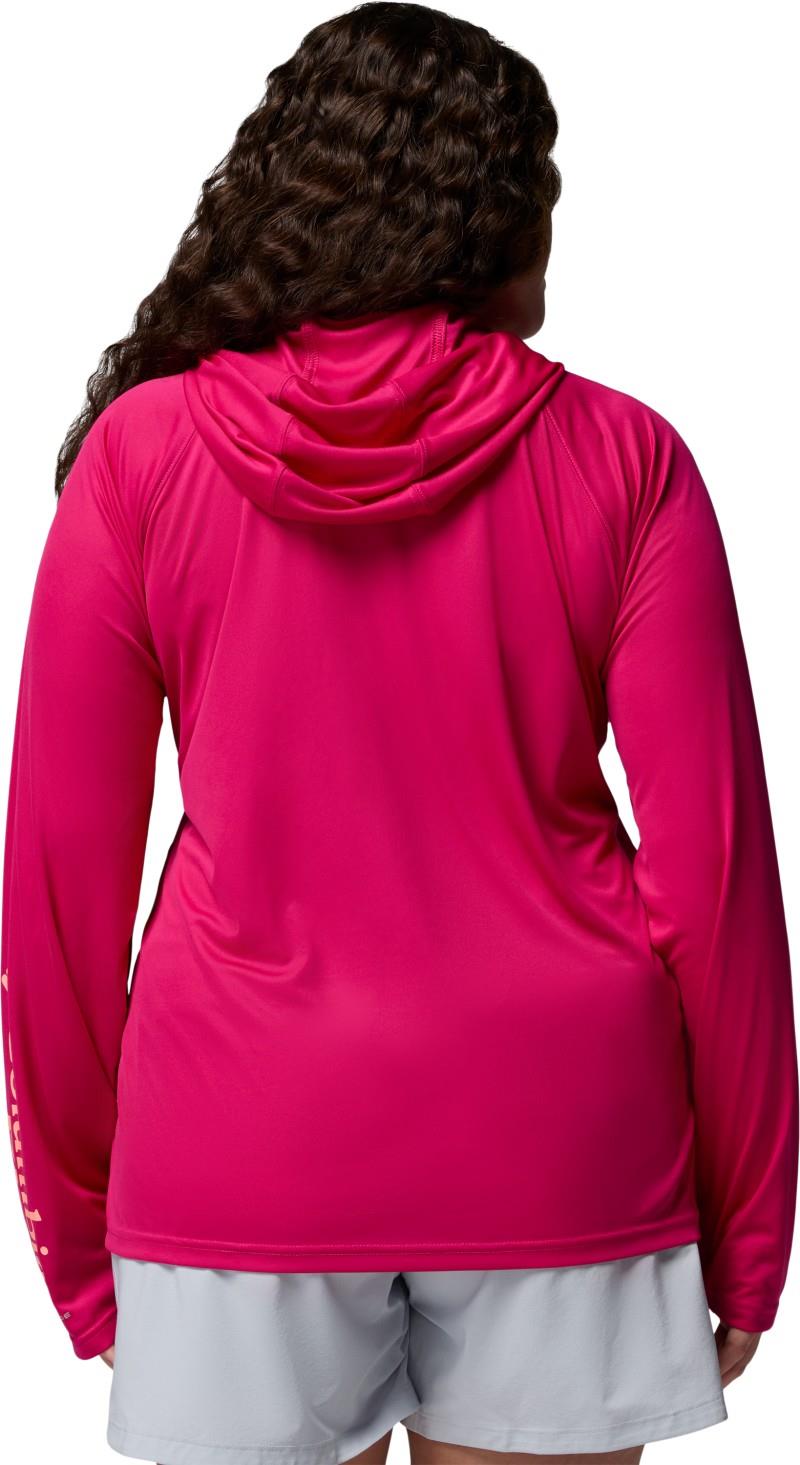 Tidal Tee II Hoodie, Extended - Womens - guava pink / tiki pink 1