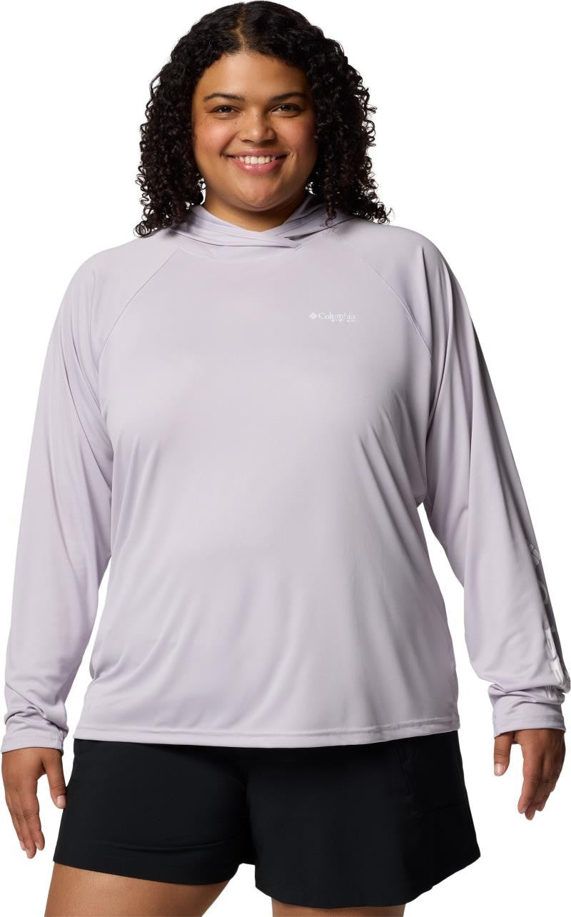 Tidal Tee II Hoodie, Extended - Womens - lavender pearl 1