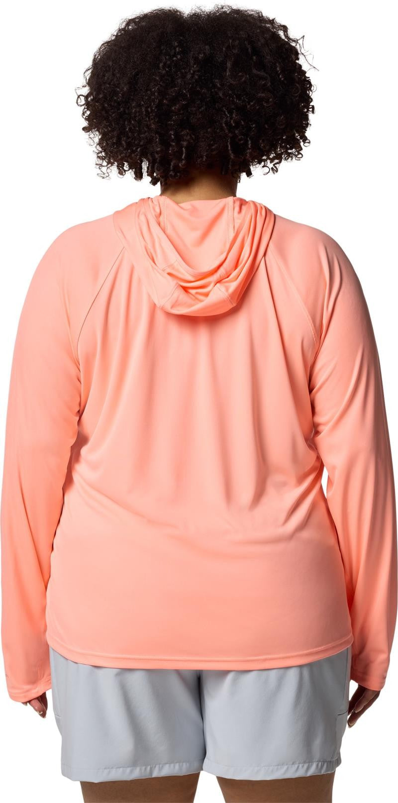 Tidal Tee II Hoodie, Extended - Womens - tiki pink 1