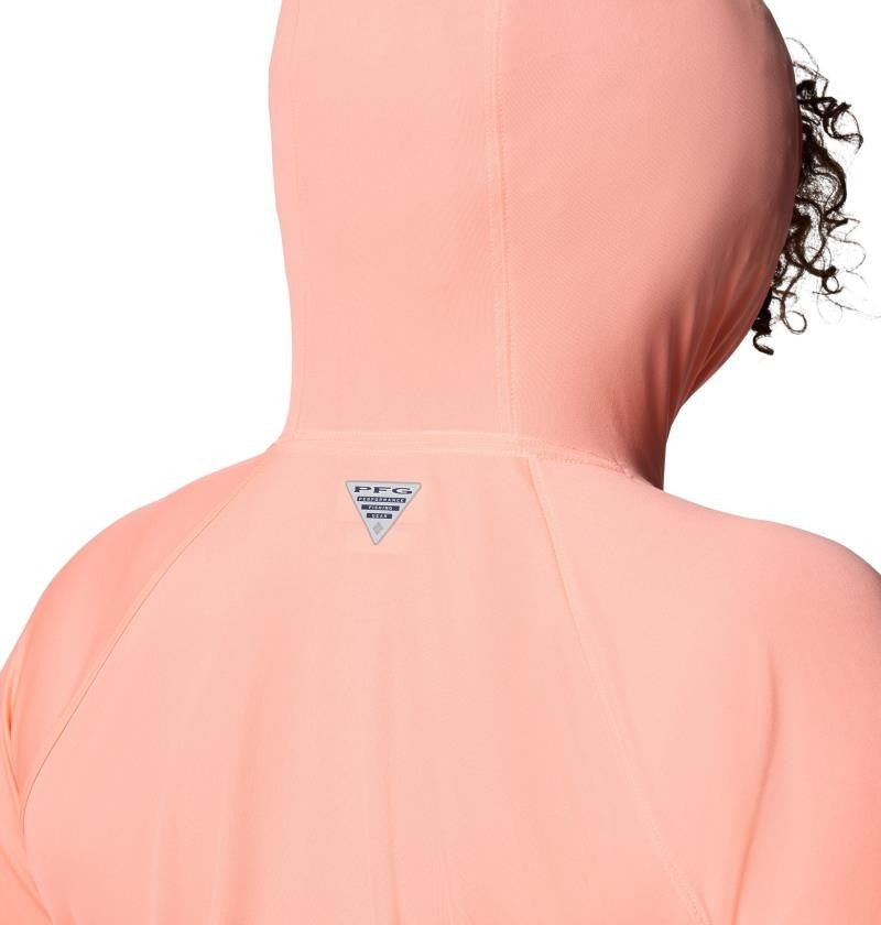 Tidal Tee II Hoodie, Extended - Womens - tiki pink 1