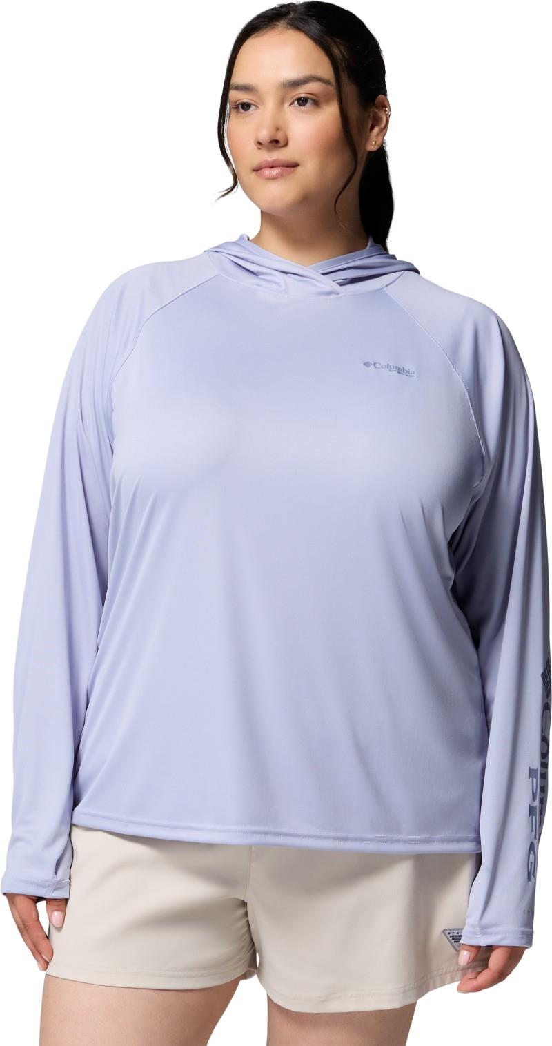 Tidal Tee II Hoodie, Extended - Womens - twilight / new moon 1