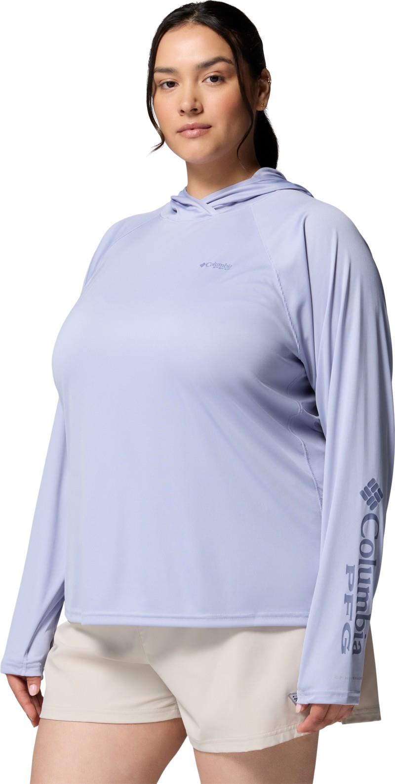 Tidal Tee II Hoodie, Extended - Womens - twilight / new moon 1