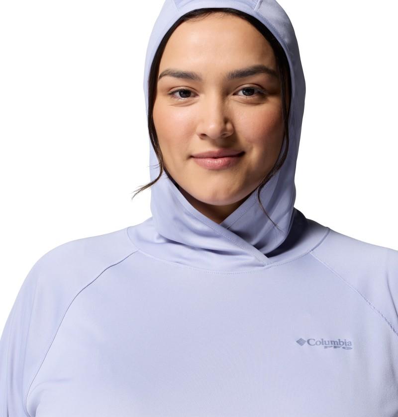 Tidal Tee II Hoodie, Extended - Womens - twilight / new moon 1