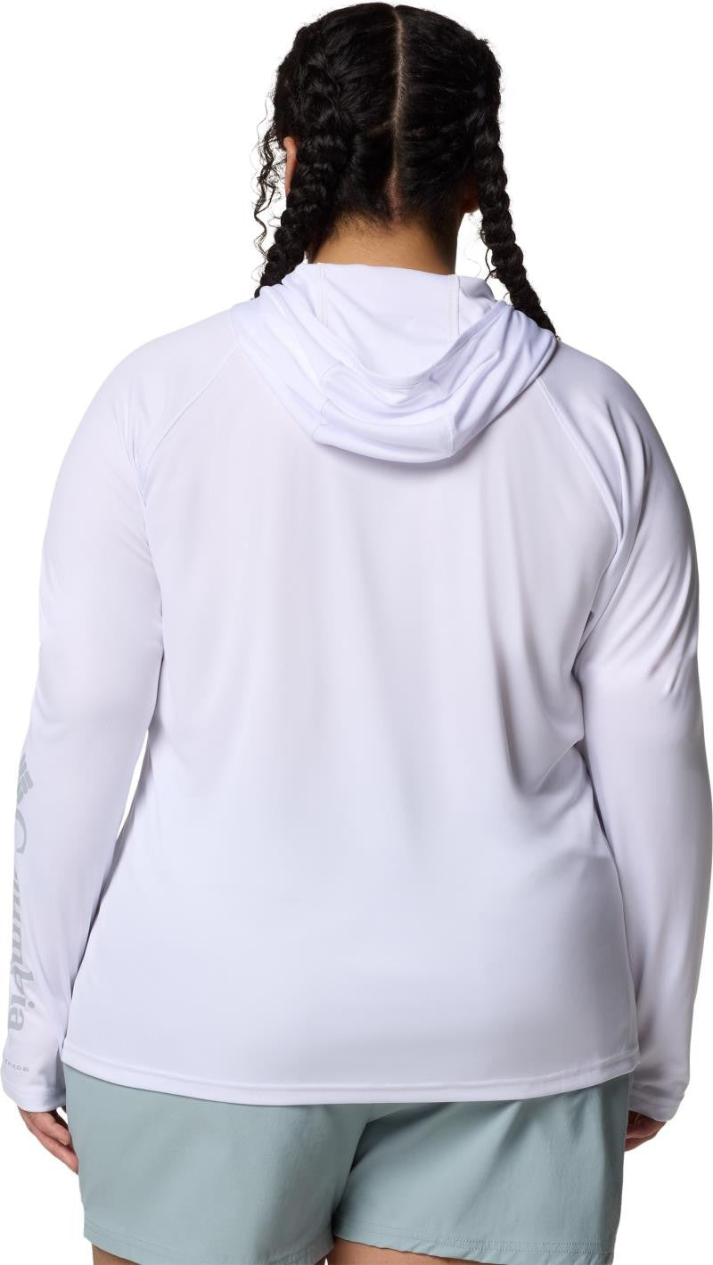 Tidal Tee II Hoodie, Extended - Womens - white 1