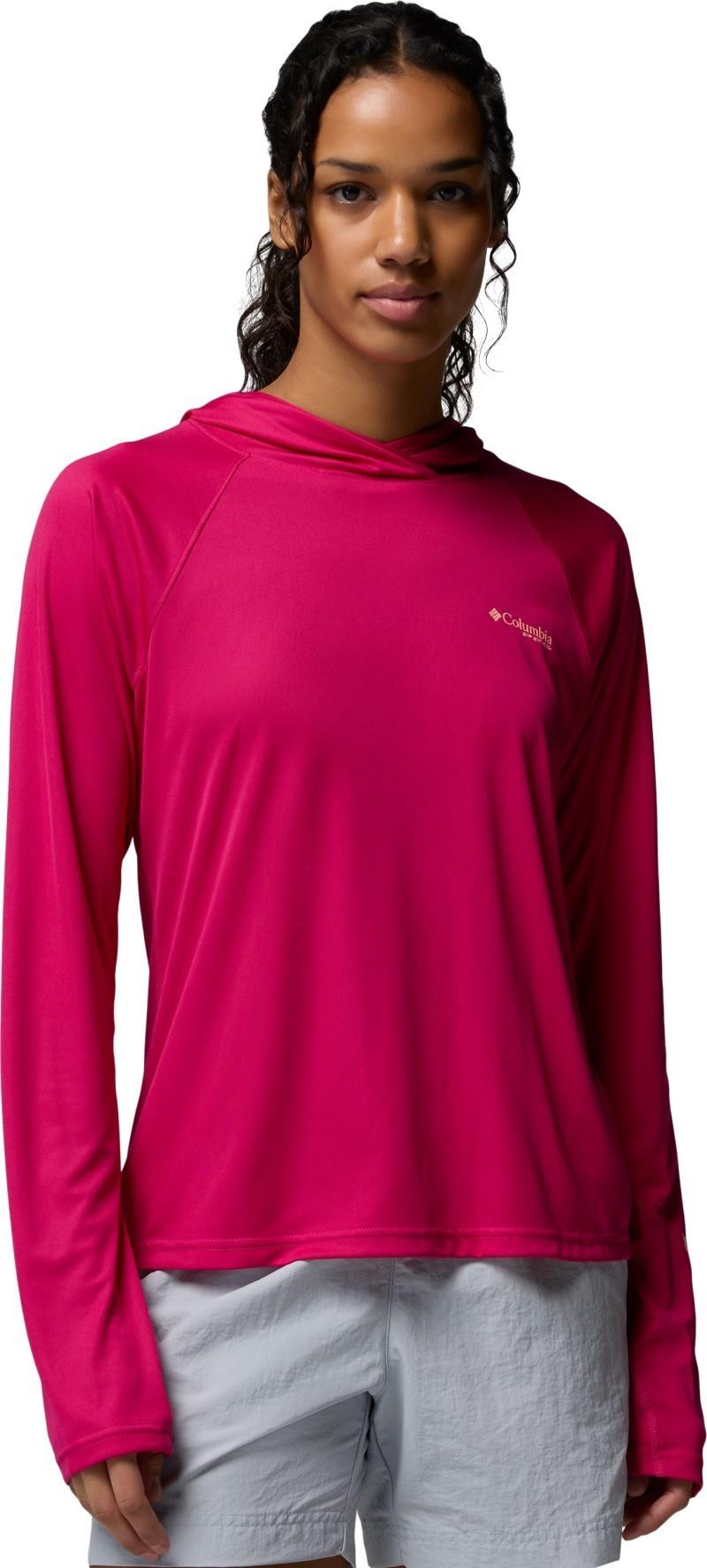 Tidal Tee II Hoodie - Womens - guava pink / tiki pink 1
