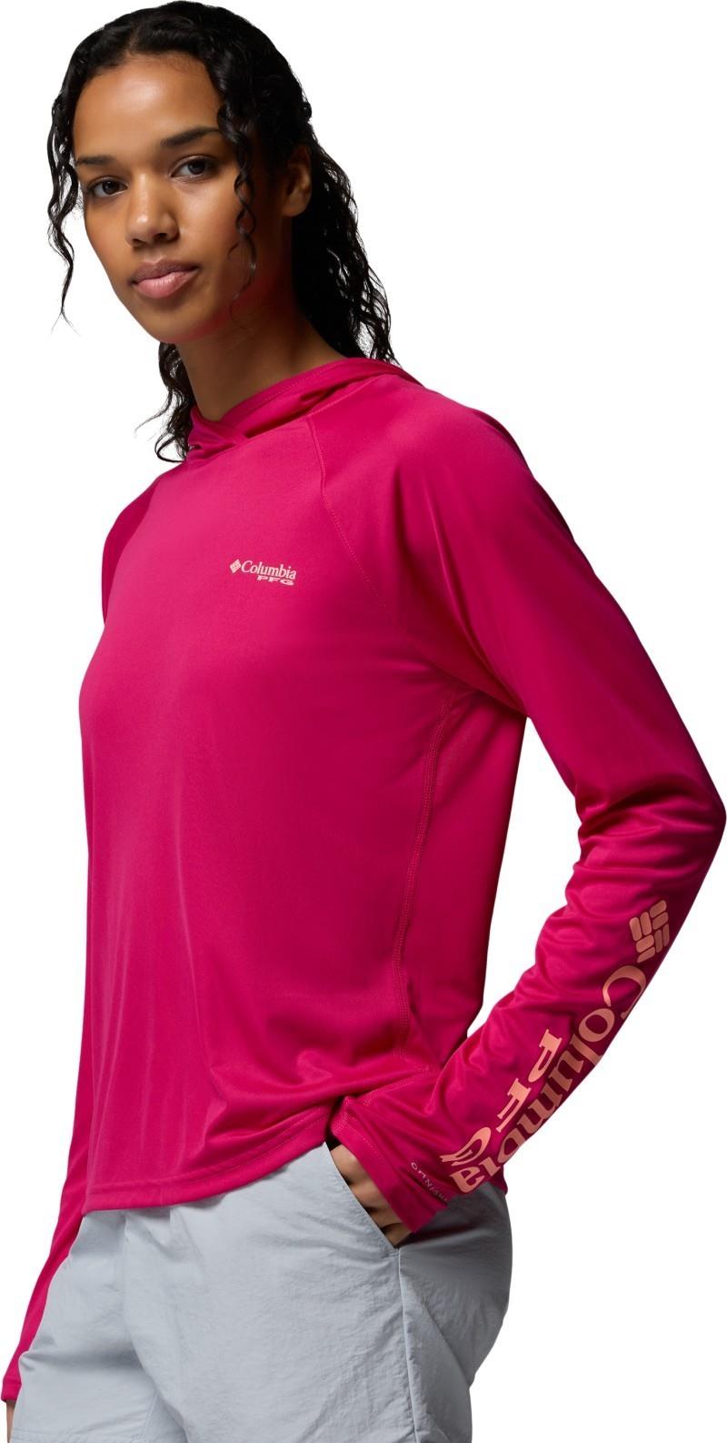 Tidal Tee II Hoodie - Womens - guava pink / tiki pink 1