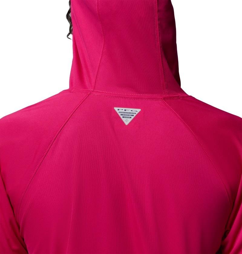 Tidal Tee II Hoodie - Womens - guava pink / tiki pink 1