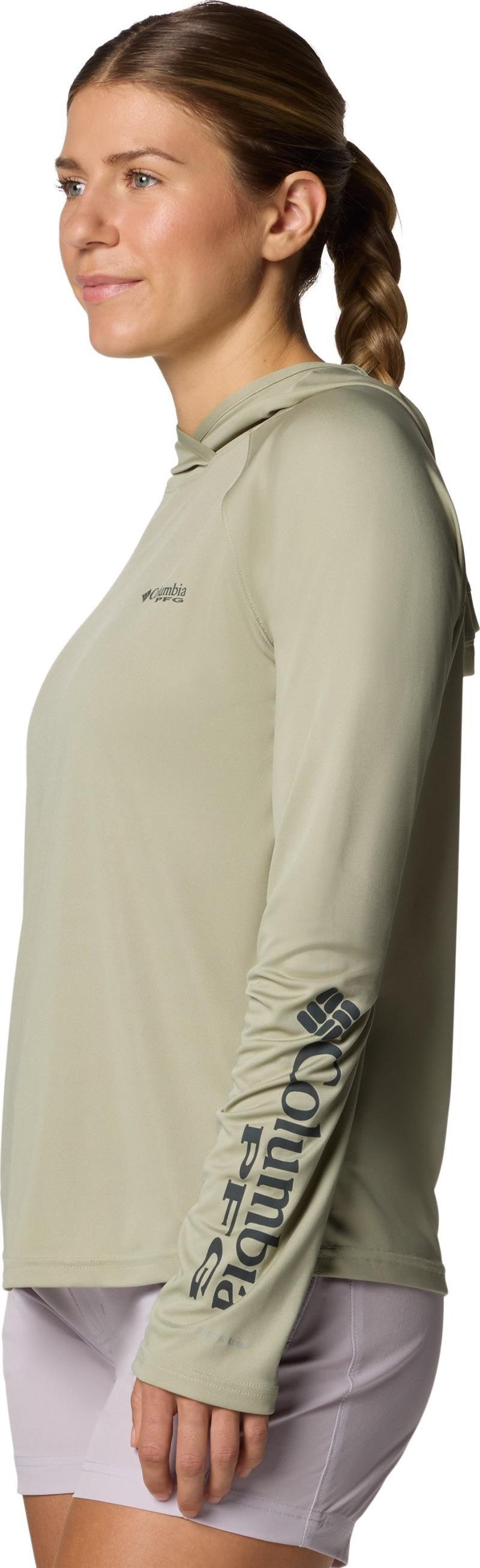 Tidal Tee II Hoodie - Womens - smokey sage 1