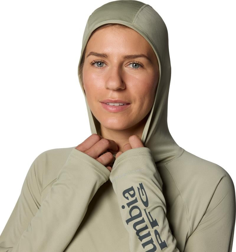 Tidal Tee II Hoodie - Womens - smokey sage 1